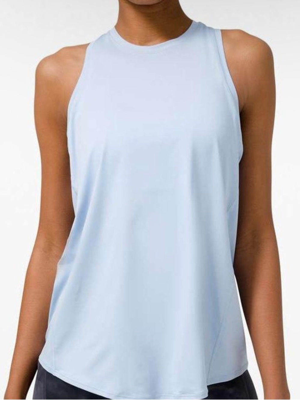 Lululemon Light Blue Women’s Performance Tank Top Open Back